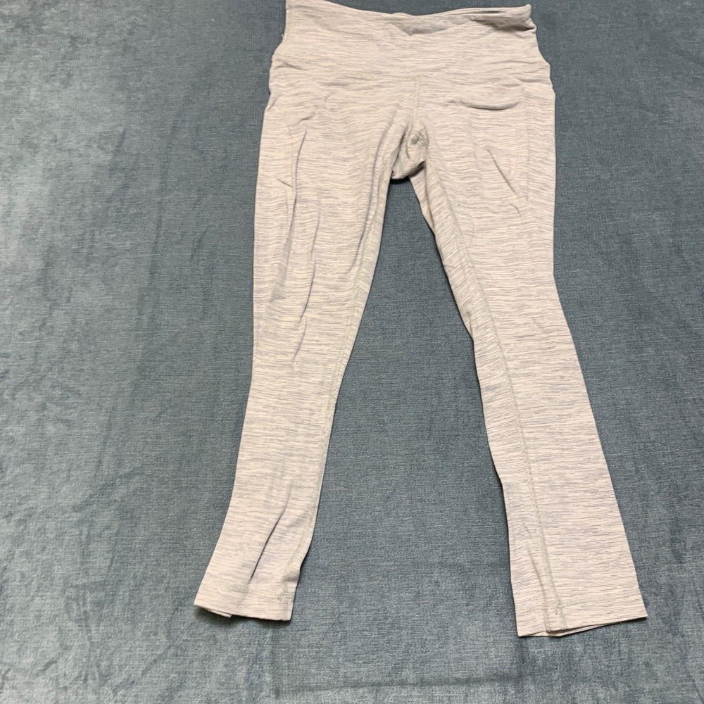 Lululemon Leggings Womens 26 Gray Performance Yoga Training High Waisted Pull On